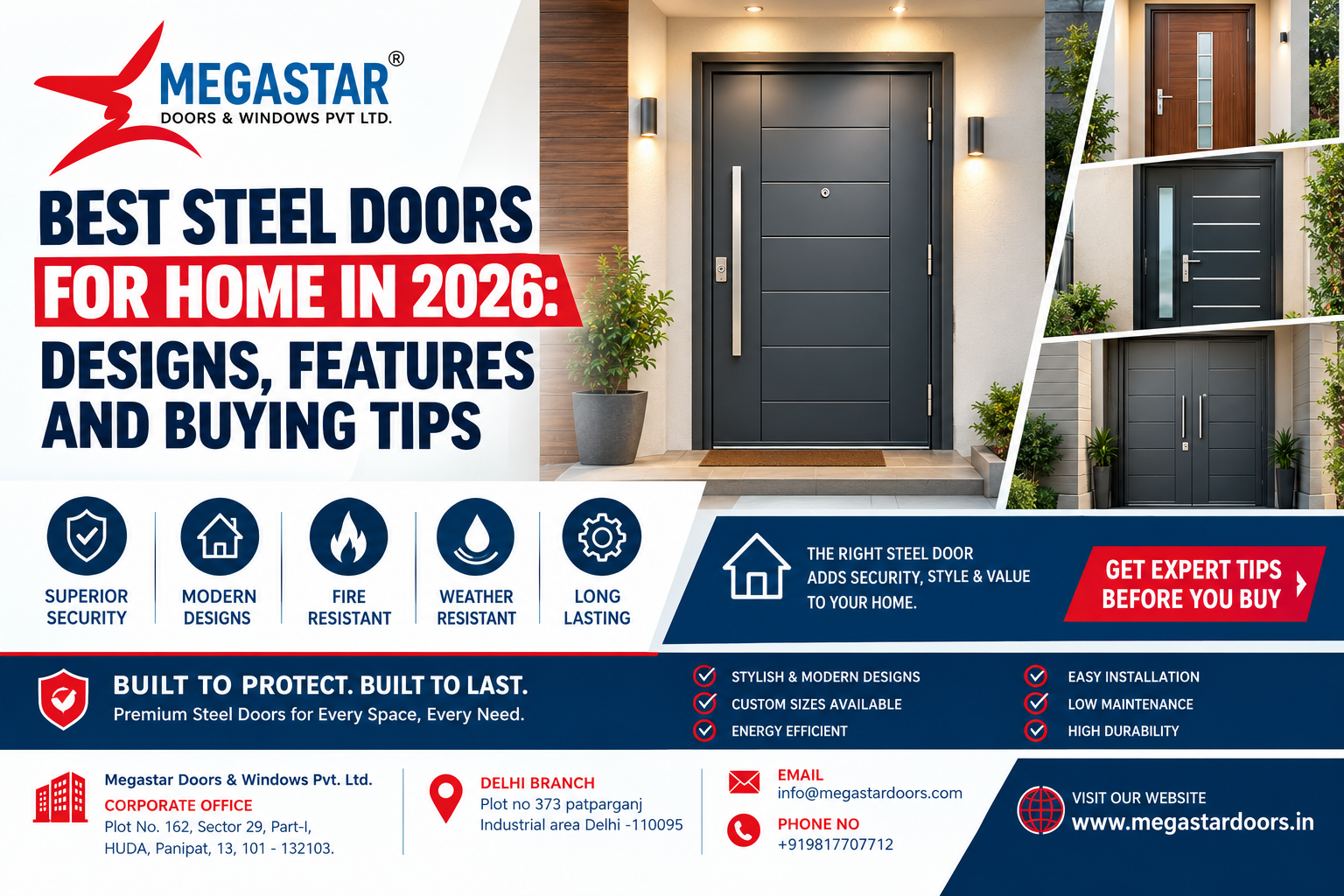 Steel Door for Homes Steel Door for Homes
